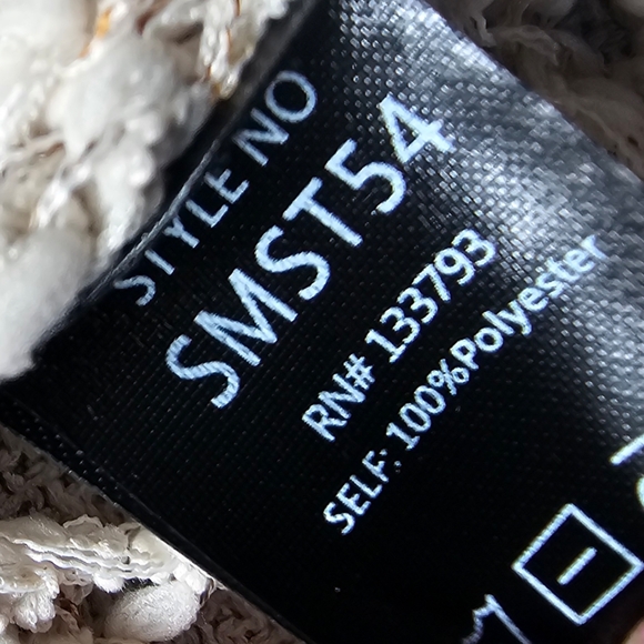 Crochet Large Loop Open Knit See Through Sweater With Tie Belt - Picture 4 of 4